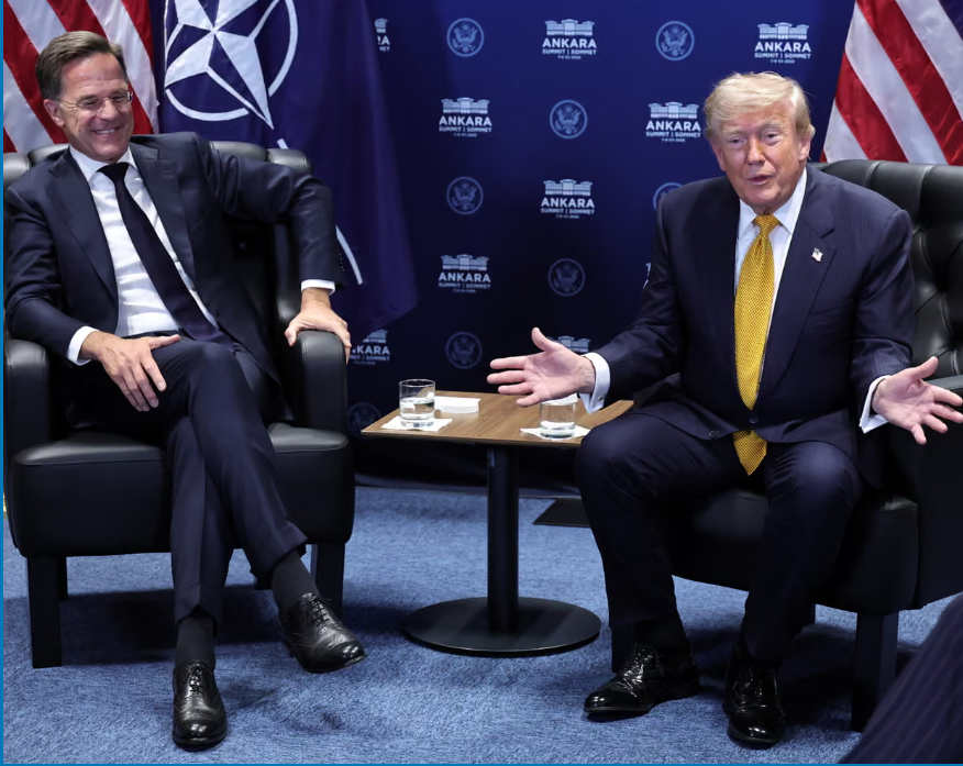 Trump Renews Greenland Demand, Threatens Spain With Trade Cutoff at NATO Summit